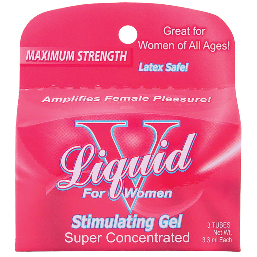 Gel Estimulante Liquid V Para el Clitoris (paquete de 3)