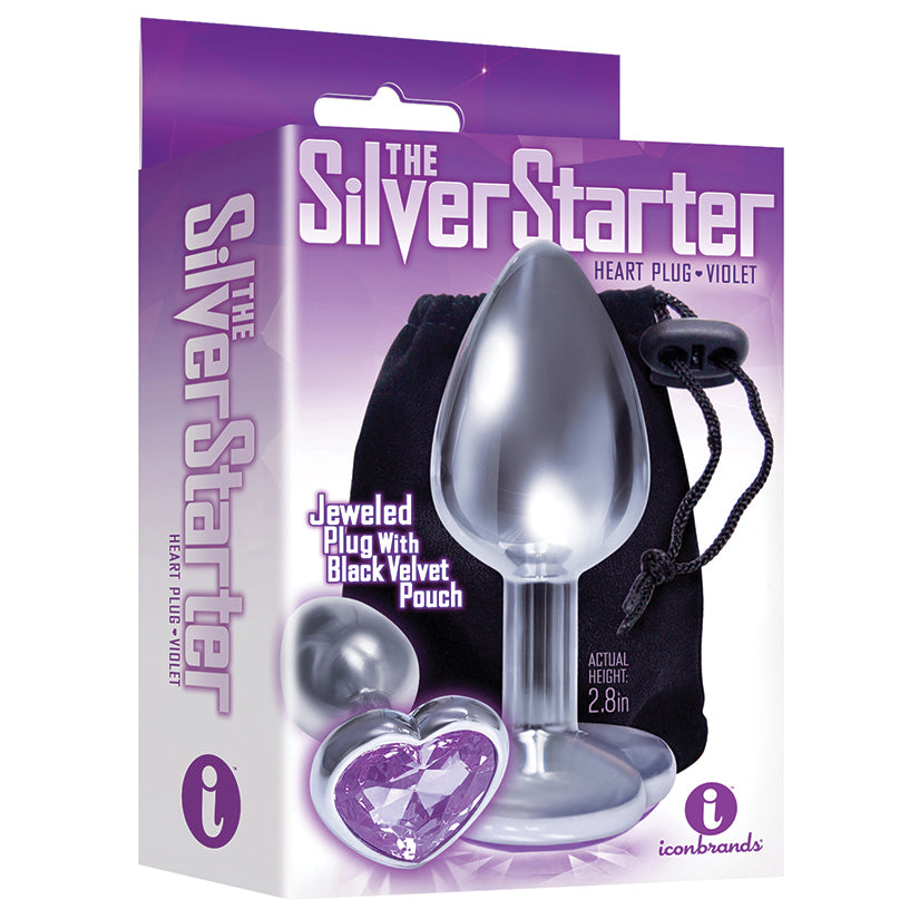 The 9'S The Silver Starter Bejeweled Heart