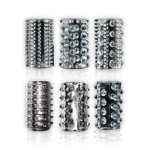 The 9'S Crystalline TPR Cock Sleeves