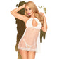 Penthouse Libido Boost Point D'Esprit Baby Doll With Thong