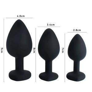 Silicone Heart Plug