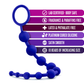 Blush Luxe Silicone 10 Beads Anal Toy – Indigo