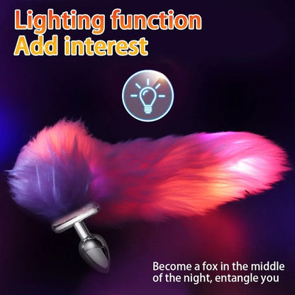Light-Up Fox Tail Plug