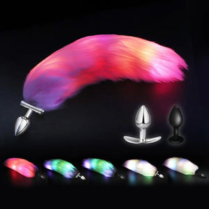 Light-Up Fox Tail Plug