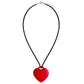 Collar de Corazón Vibrante con Aplicación