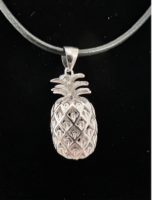 3D Pineapple Charm Necklace