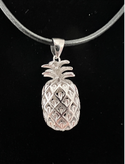 3D Pineapple Charm Necklace