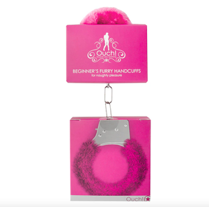 Beginner Metal & Faux Fur Handcuffs