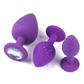 Juego de Tapones de Silicona Morados