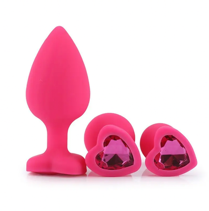 Silicone Heart Plug
