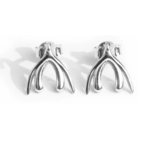 Aretes con Forma de Clitoris (Plata )